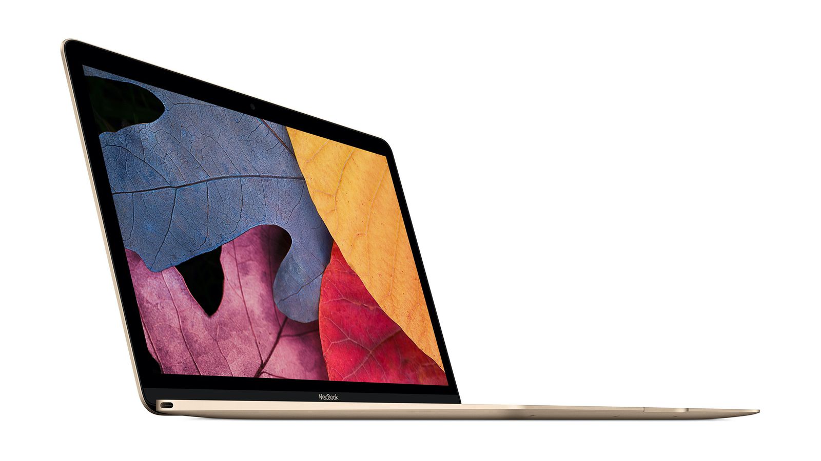 12-inch MacBook in gold, space gray, and silver